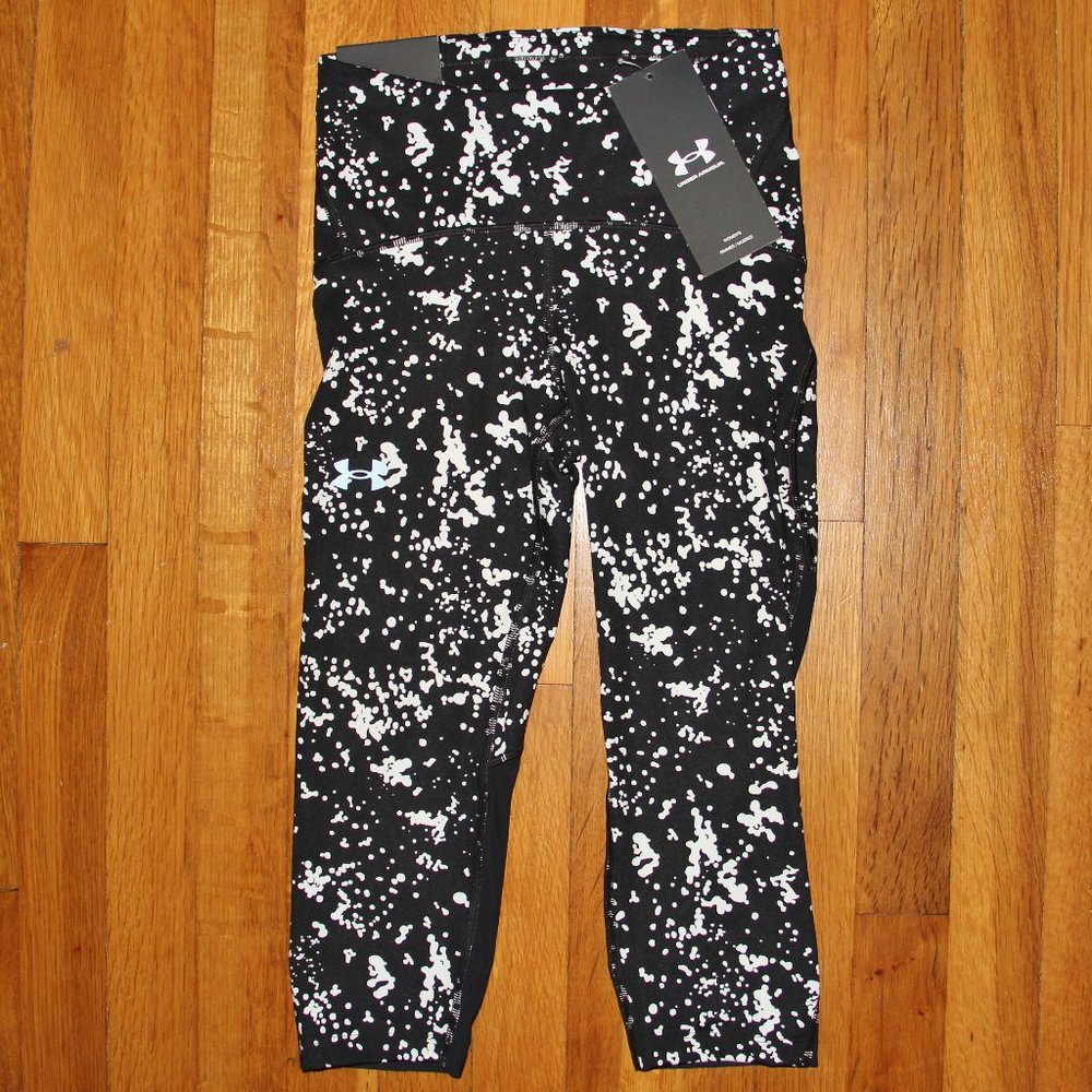 Under Armour Fly Fast Printed Capri Leggings Womens XS Compression